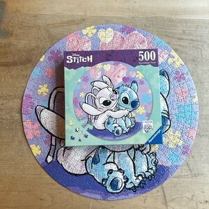 Ravensburger Stitch 500-Piece Puzzle - Blue and Purple